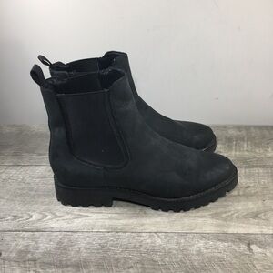 Thursday Boot Company Legend Chelsea Black Matte Leather Women’s Boots Size 10